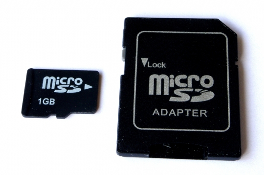 MicroSD with adapter